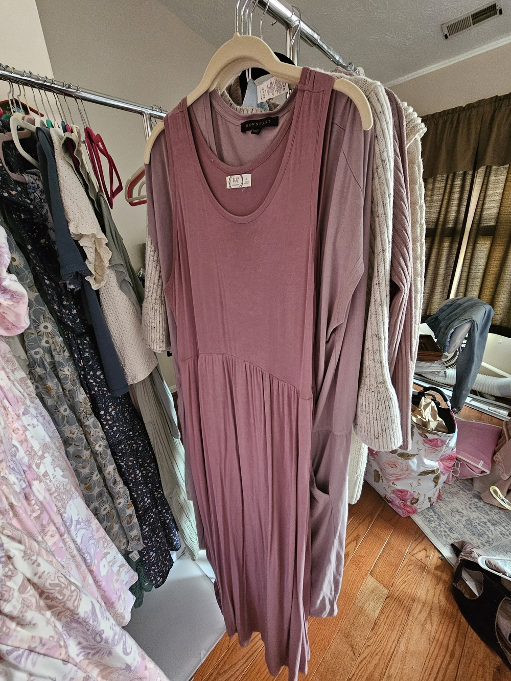 Maurices Mauve Sleeveless Maxi Dress